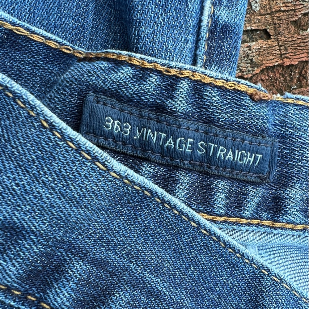 Lucky "363" vintage straight leg Blue jeans Size 34 - Picture 3 of 8